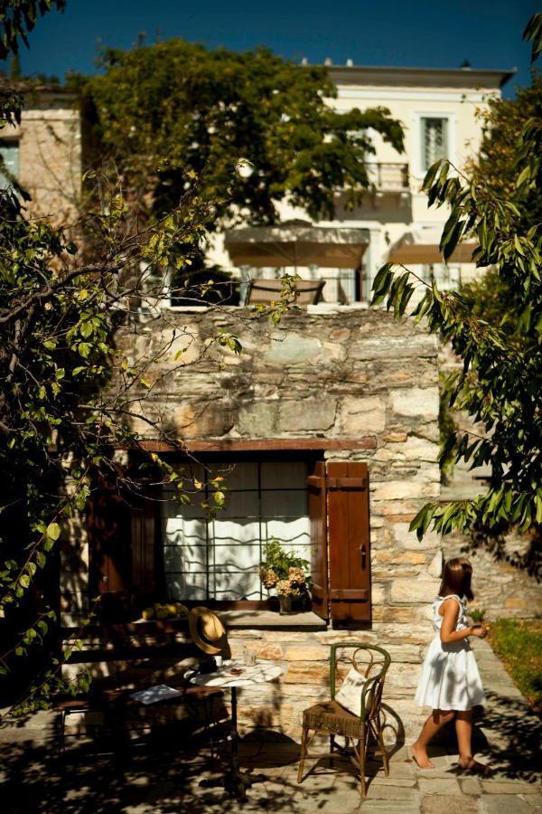 Archontiko Stathopoulou Hotell Agios Georgios Nilias Eksteriør bilde
